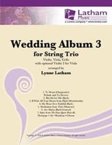 WEDDING ALBUM #3 VIOLIN/VIOLA/CELLO cover